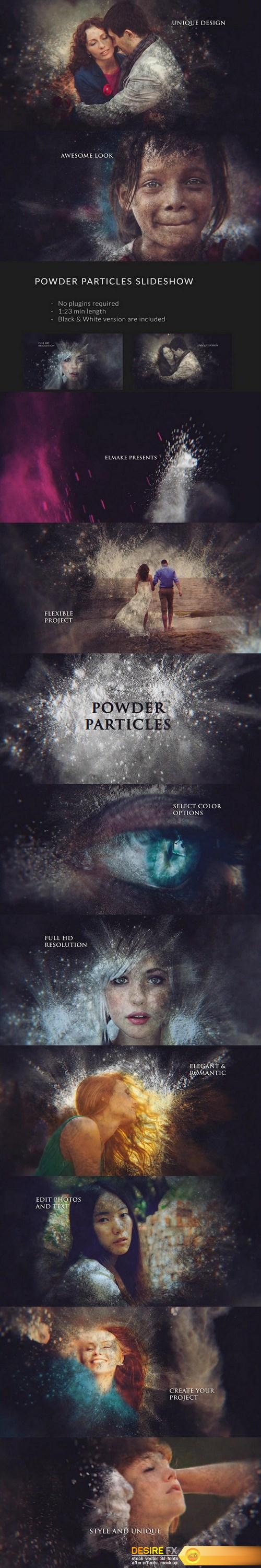 Videohive 19488593 Powder Particles