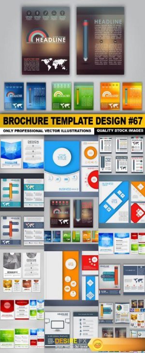 Brochure Template Design #67 – 20 Vector