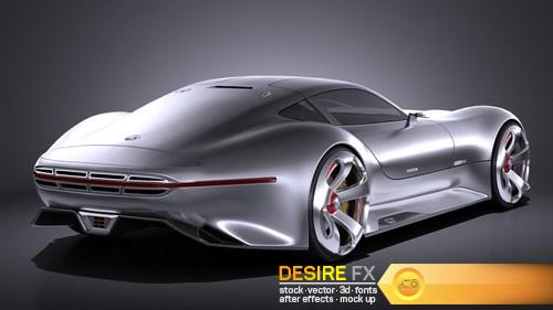 Mercedes Vision Gran Turismo Concept 3D Model