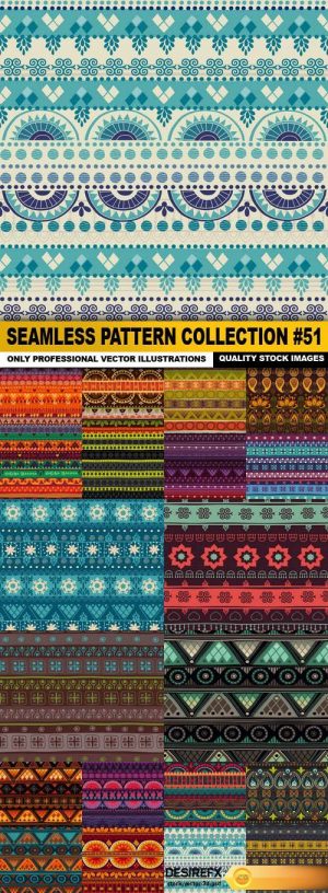 Seamless Pattern Collection #51 – 20 Vector