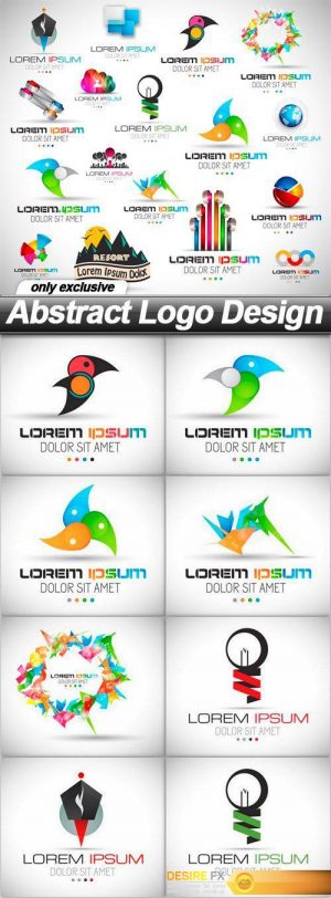 Abstract Logo Design 2 – 9 EPS