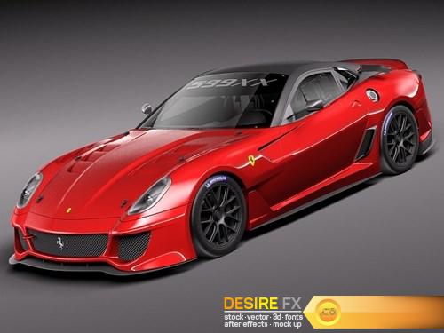 Ferrari 599 XX 3D Model