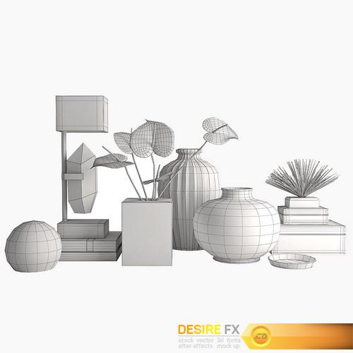Decorative set 3D Model