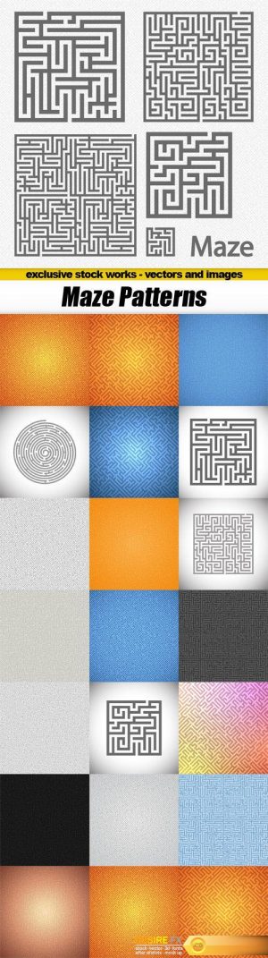 Maze Patterns – 20x EPS