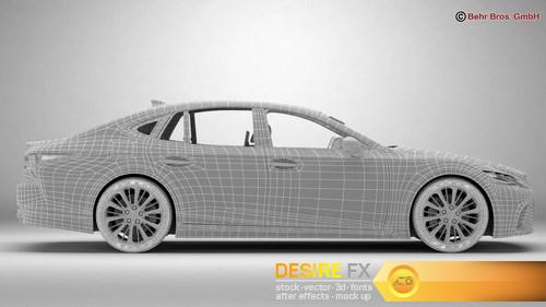 Lexus LS 500 2018 3D Model
