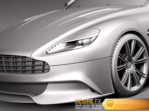 Aston Martin 2013 AM 310 Vanquish 3D Model