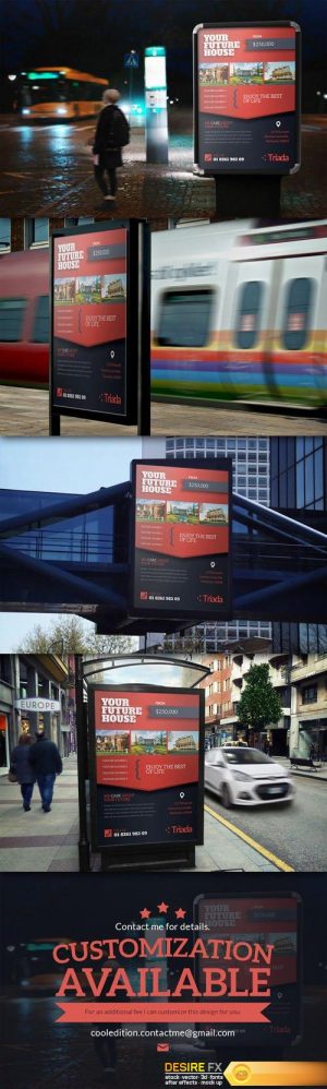 Bus Stop Billboard Design 1 – Creativemarket 70479