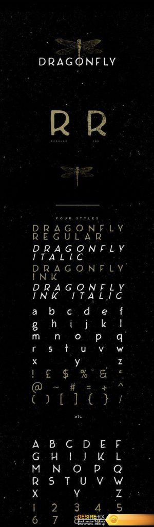 Dragonfly Typeface