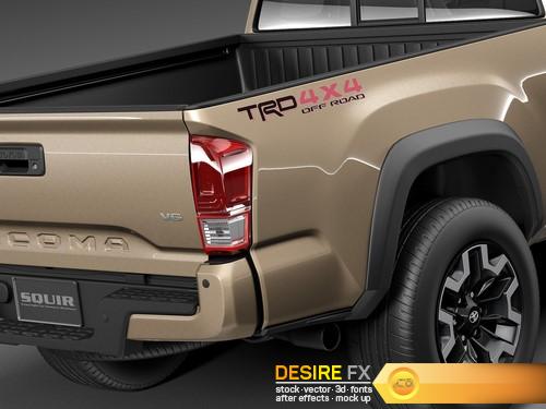 Toyota Tacoma TRD Off-Road 2016 3D Model