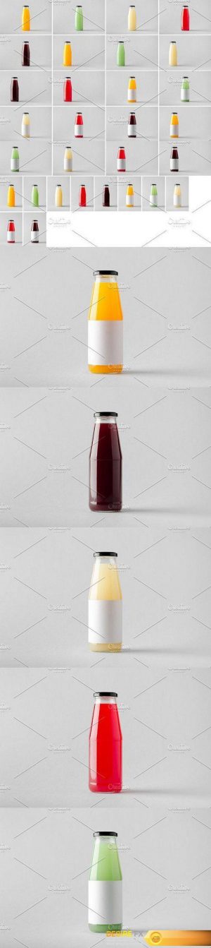 CM – Juice Bottle Mock-Up Photo Bundle 1328931