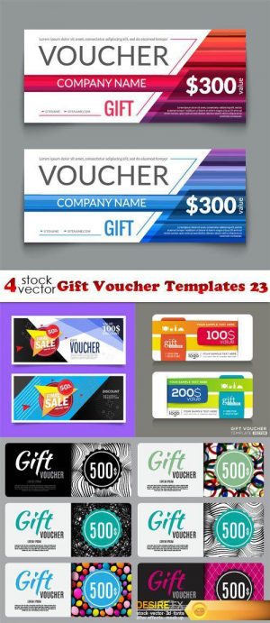 Vectors – Gift Voucher Templates 23