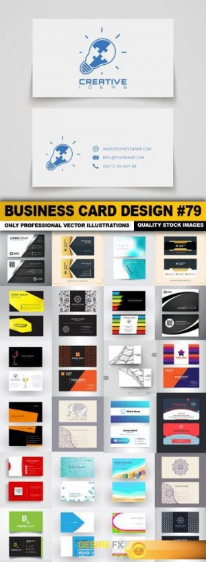Business Card Design #79 – 25 Vector