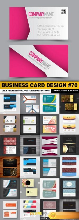 Business Card Design #70 – 25 Vector