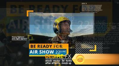 Air Show Opener After Effects Templates