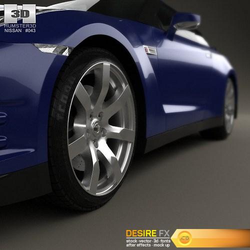 Nissan GT-R (R35) 2013 3D Model