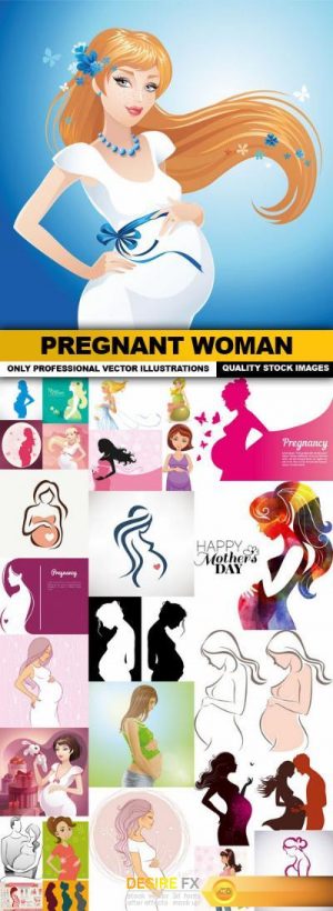 Pregnant Woman – 28 Vector