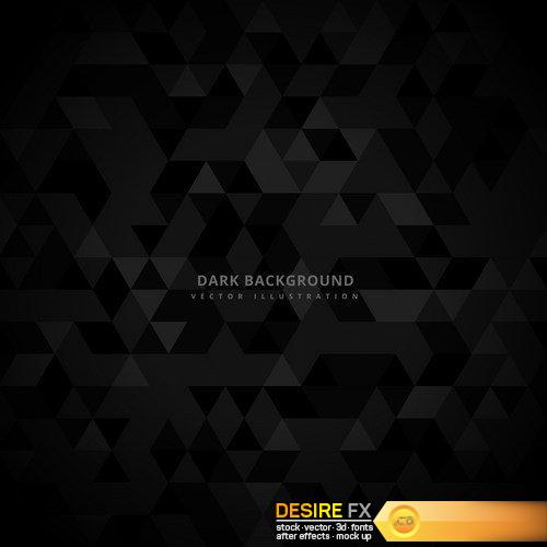 Black dark abstract background – 21 EPS