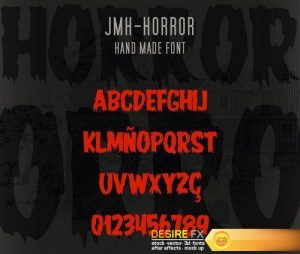 JMH HORROR Font