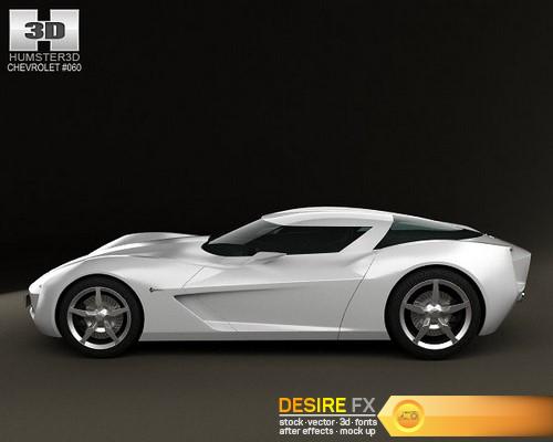 Chevrolet Stingray concept 2009 3D Model