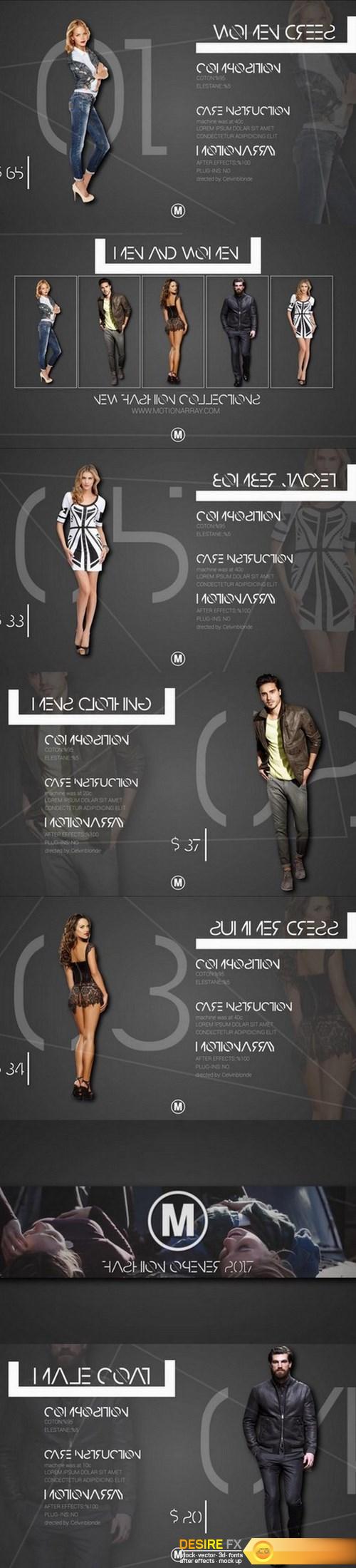 Fashion Collection After Effects Templates