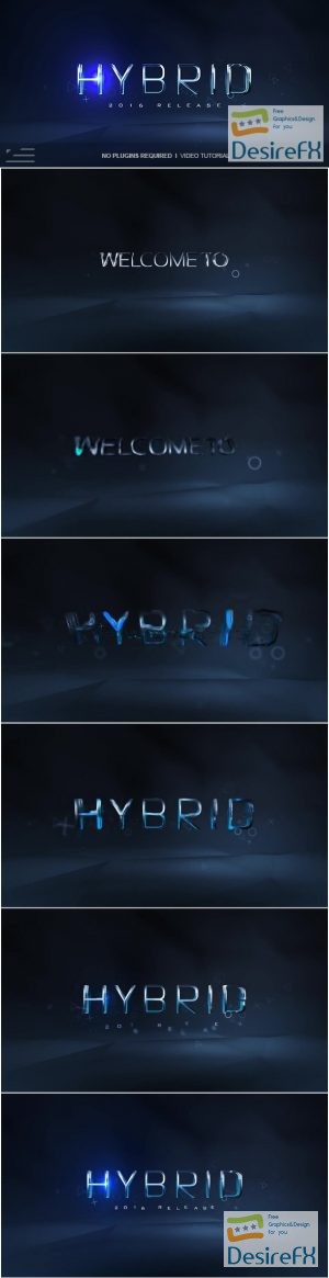 VideoHive 15082357 Hybrid Logo Reveal