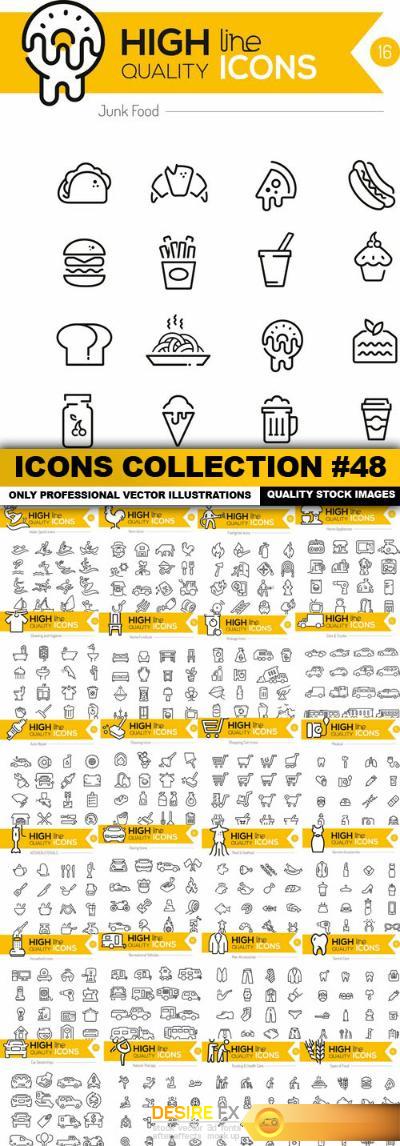 Icons Collection #48 – 25 Vector