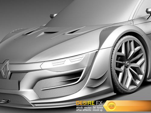 Renault Sport RS01 2015 3D Model