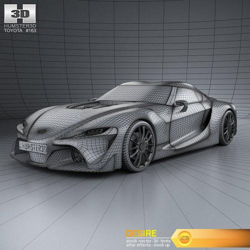 Toyota FT-1 2014 3D Model