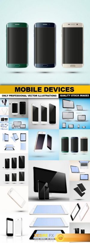Mobile Devices – 20 Vector