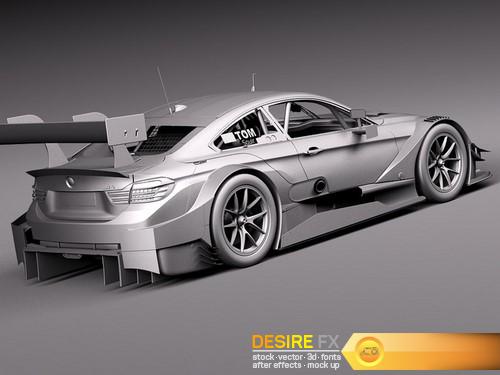 3D Model – BMW M4 DTM 2015 Race Car