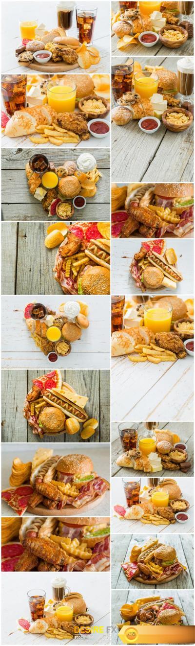 Fast Food Today – Set of 18xUHQ JPEG Professional Stock Images