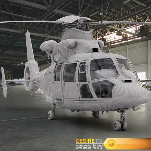 Eurocopter AS-365 Air Ambulace 3D Model