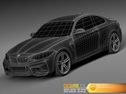 BMW M2 Coupe 2016 3D Model