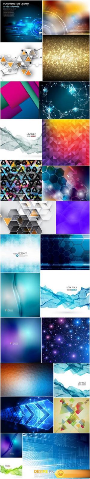 Amazing Abstract Backgrounds Collection 29 – 25xEPS