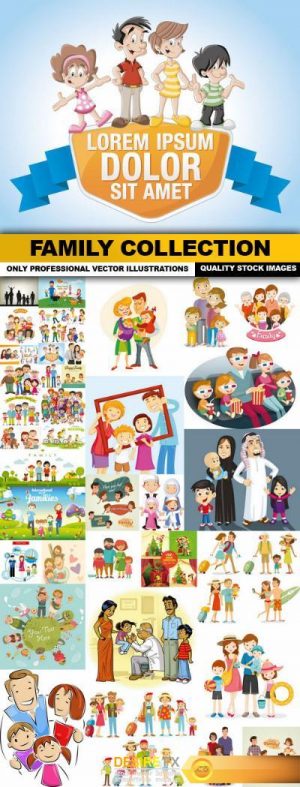Family Collection – 39 Vector
