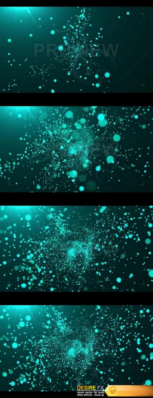 DesireFX Aqua particles Stock Motion Graphics