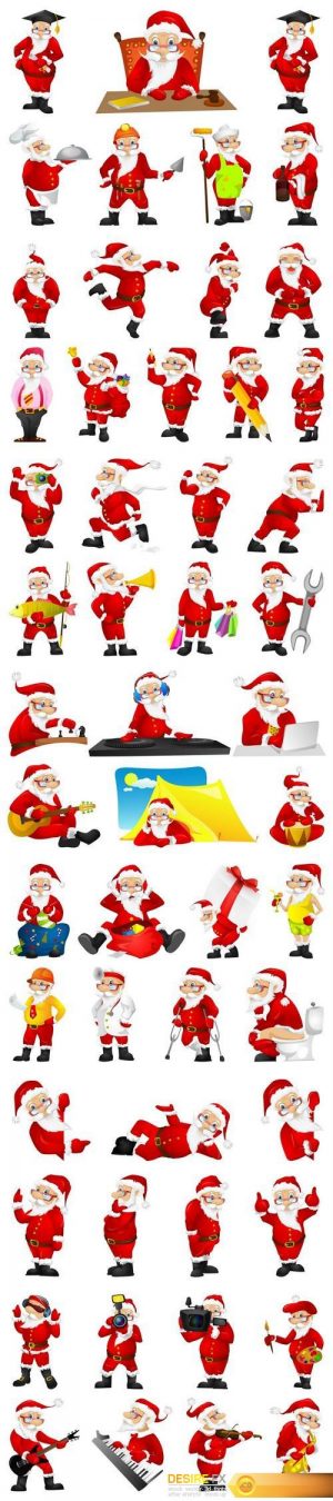 Life and style Santa Claus 2 – 7xEPS