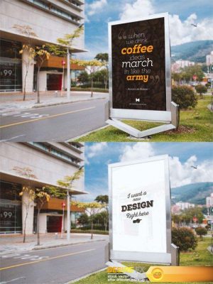 PSD – Billboard Outdoor Advertising Mockup