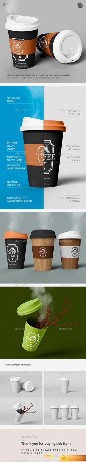 GraphicRiver – Coffee Cup Branding Mockup 19141347
