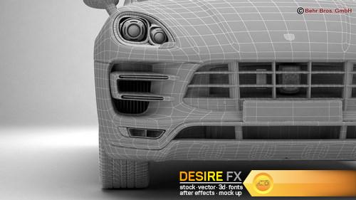 Porsche Macan Turbo 2015 3D Model