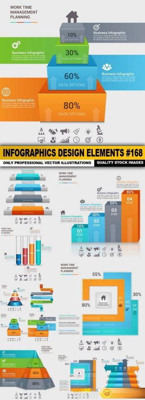 Infographics Design Elements #168 – 11 Vector