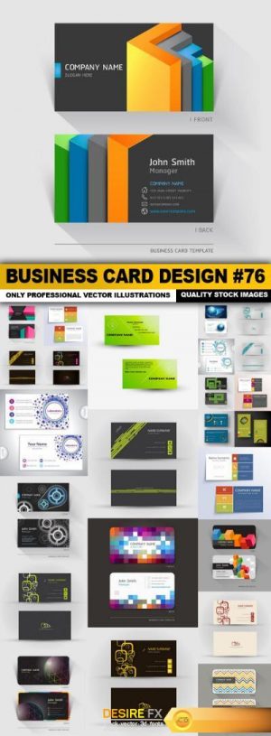 Business Card Design #76 – 25 Vector