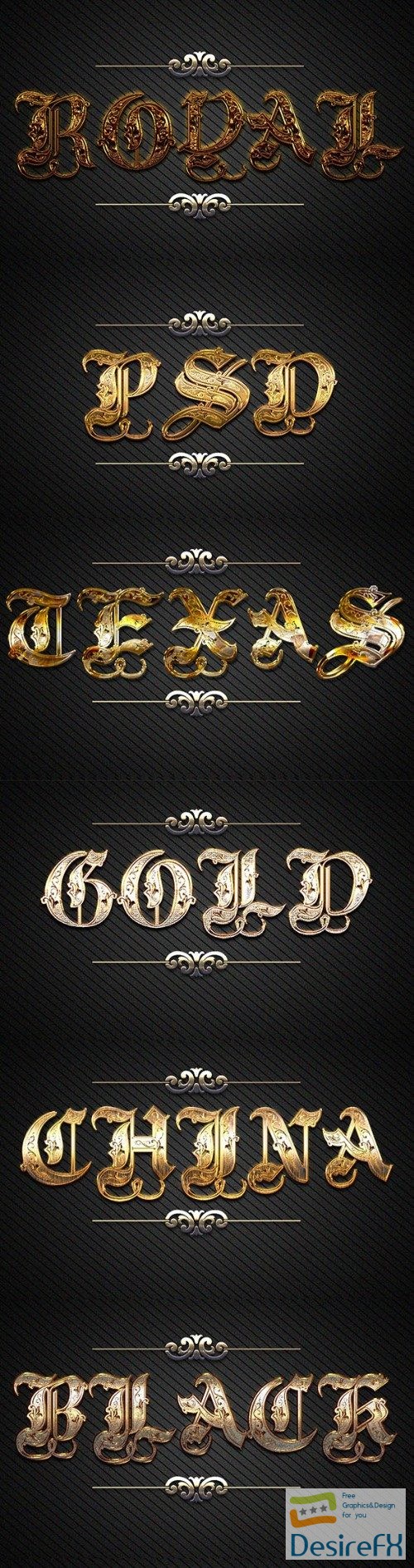 GraphicRiver - 10 3D Gold Text Styles D_47 21143260