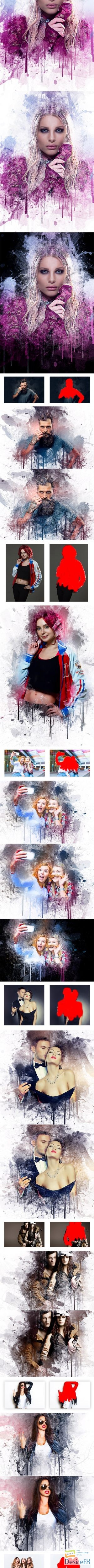 GraphicRiver - Ink Art Photoshop Action 21029026
