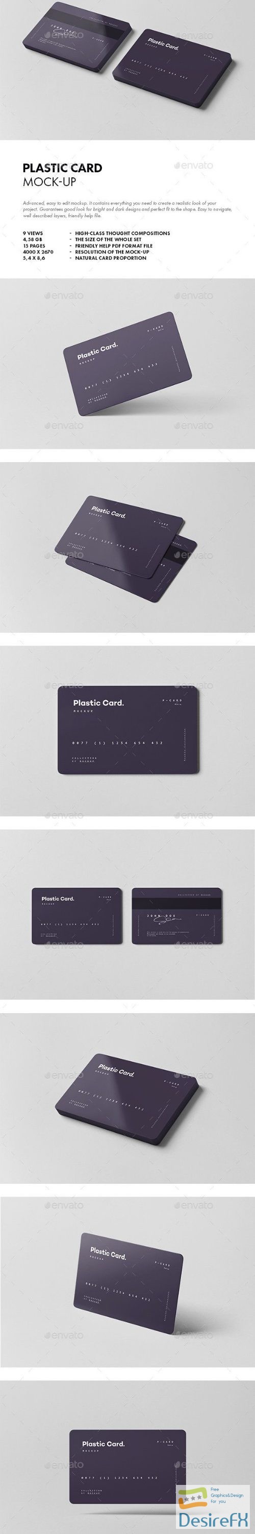 GraphicRiver - Plastic Card Mock-up - 21147824