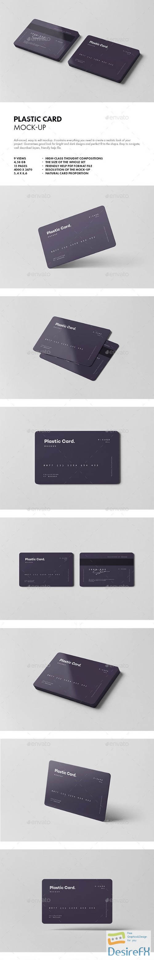 GraphicRiver - Plastic Card Mock-up - 21147824