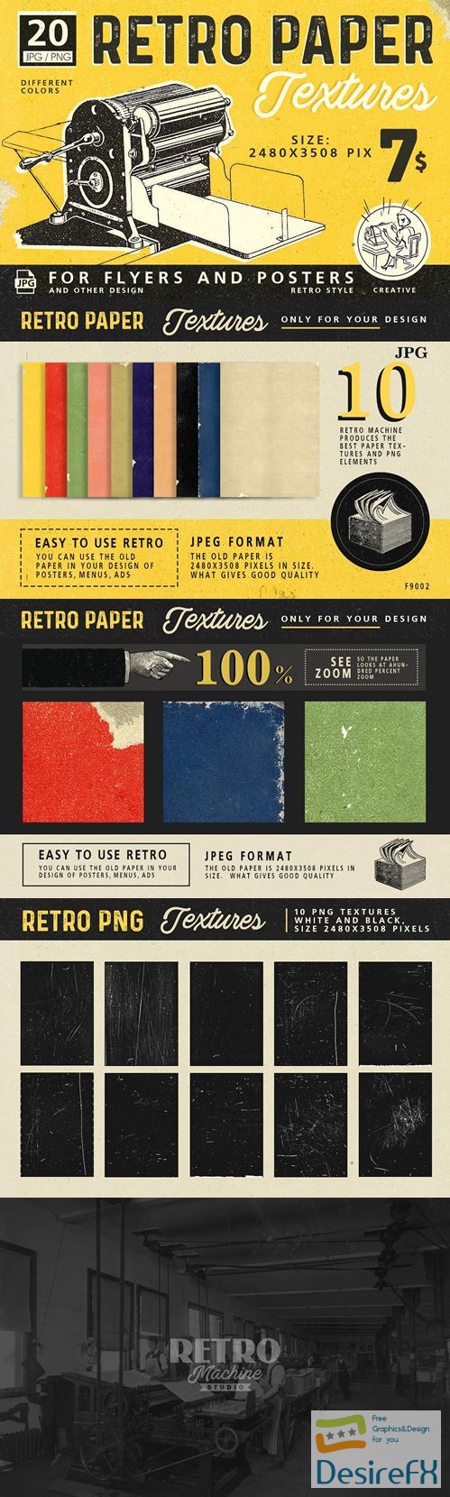 Retro Paper Textures 1658035