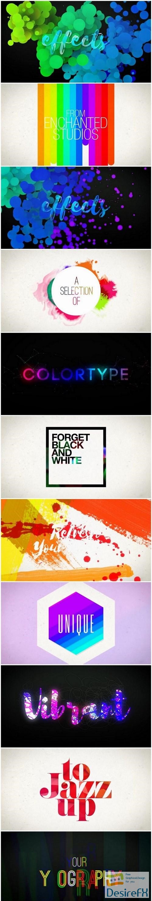 Videohive 16697060 ColorType Text Effects