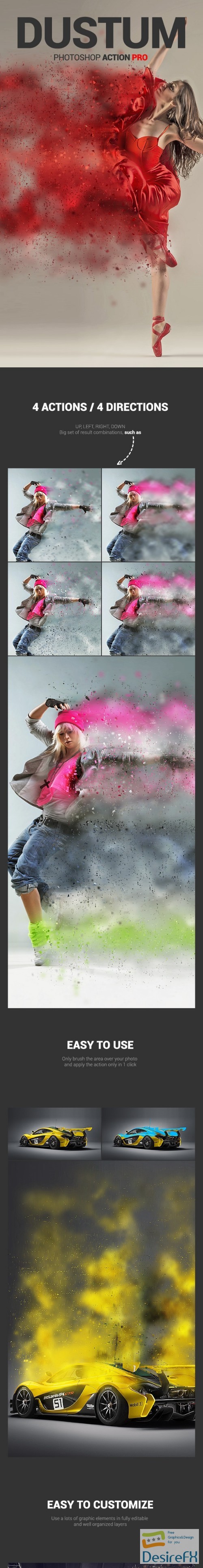 Graphicriver - Dustum – Sandstorm Photoshop Action - 11589536