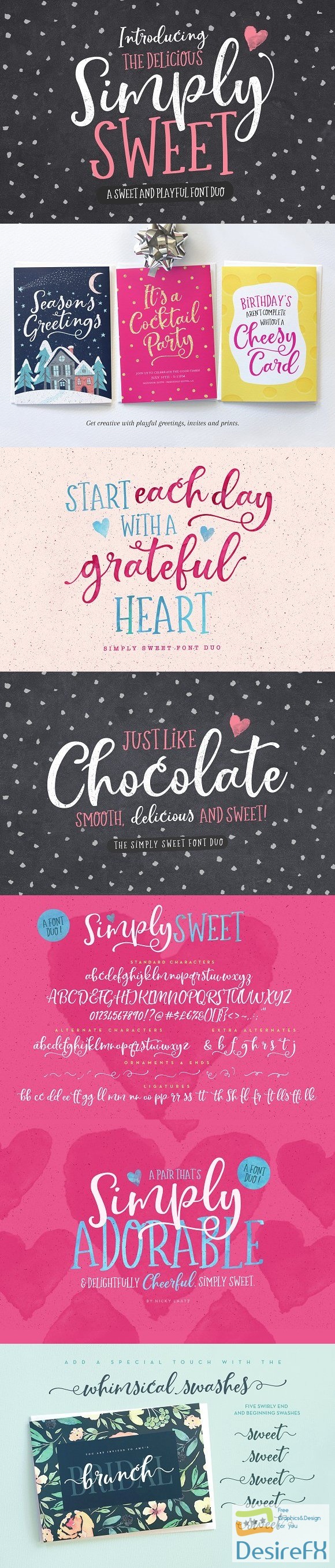 The Simply Sweet Font Duo 1908744